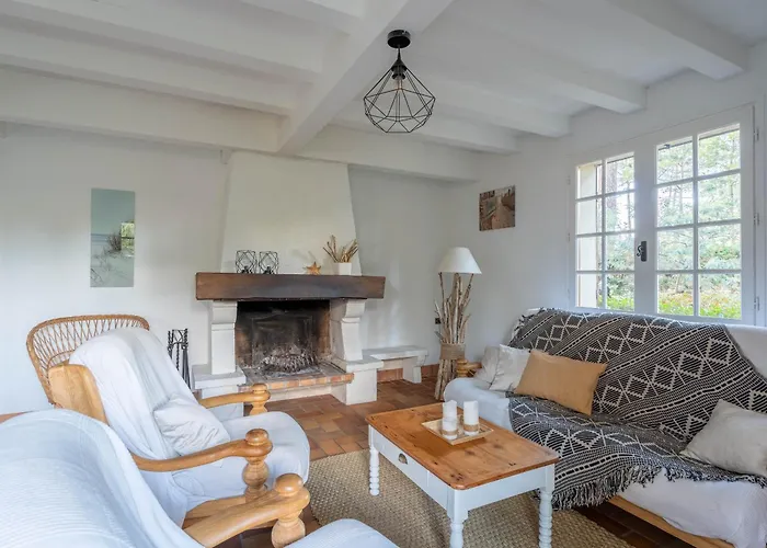 Belle Maison A Plage, Proche Ocean, 8 Pers. - Fr-1-319-624 *